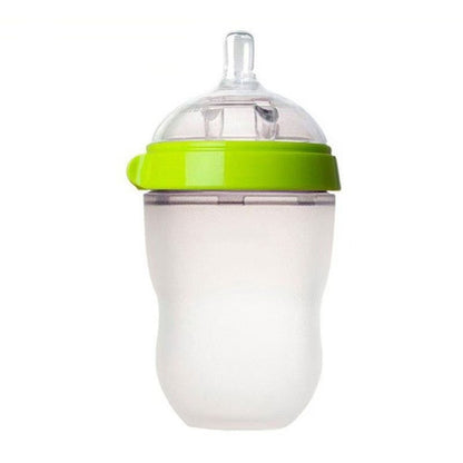 Cross-border baby bottle, newborn infant liquid silicone feeding bottle