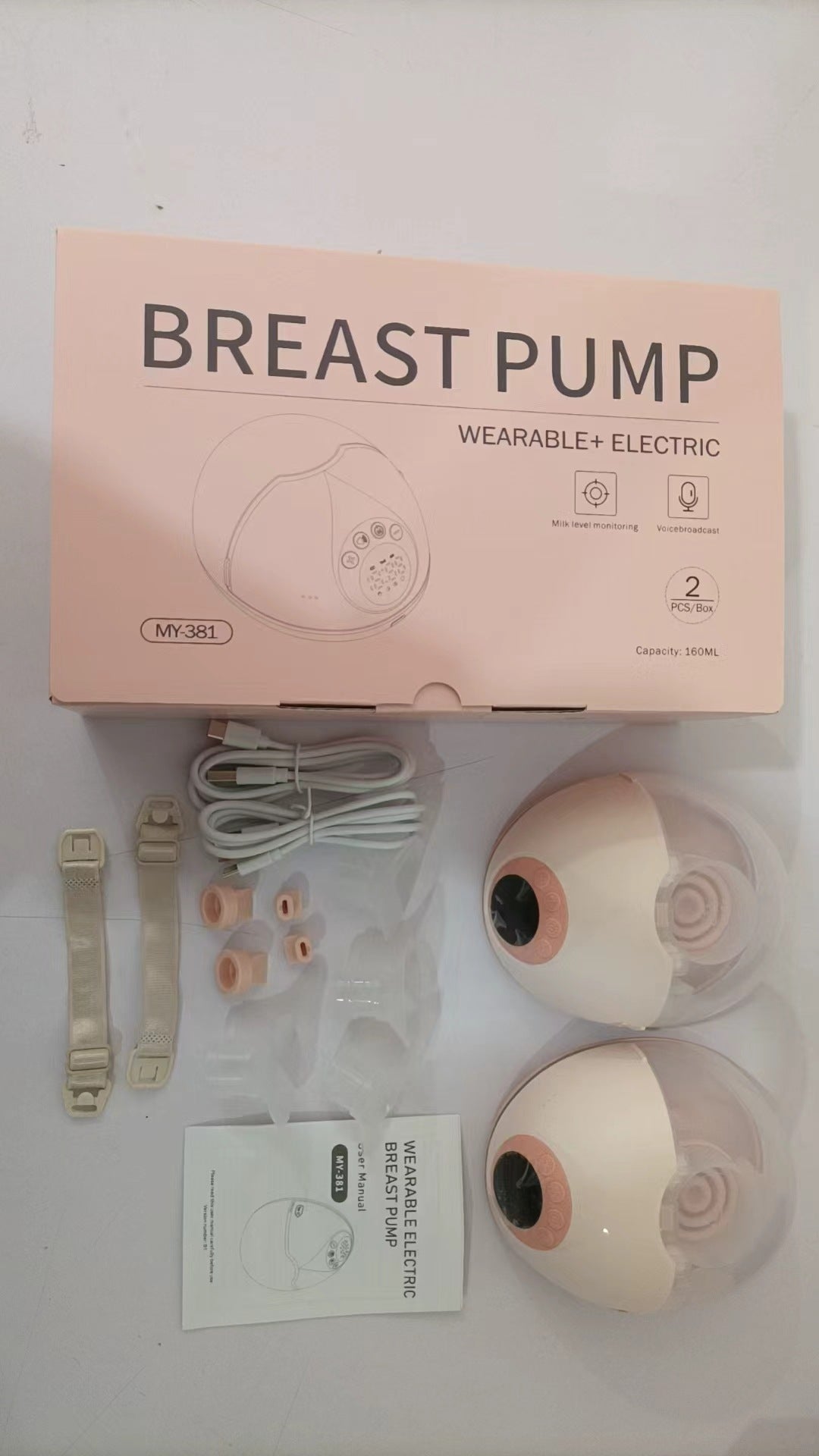 Electric, fully automatic, high-suction, painless, massage breast pump – a top-selling cross-border e-commerce product.