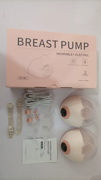 Electric, fully automatic, high-suction, painless, massage breast pump – a top-selling cross-border e-commerce product.